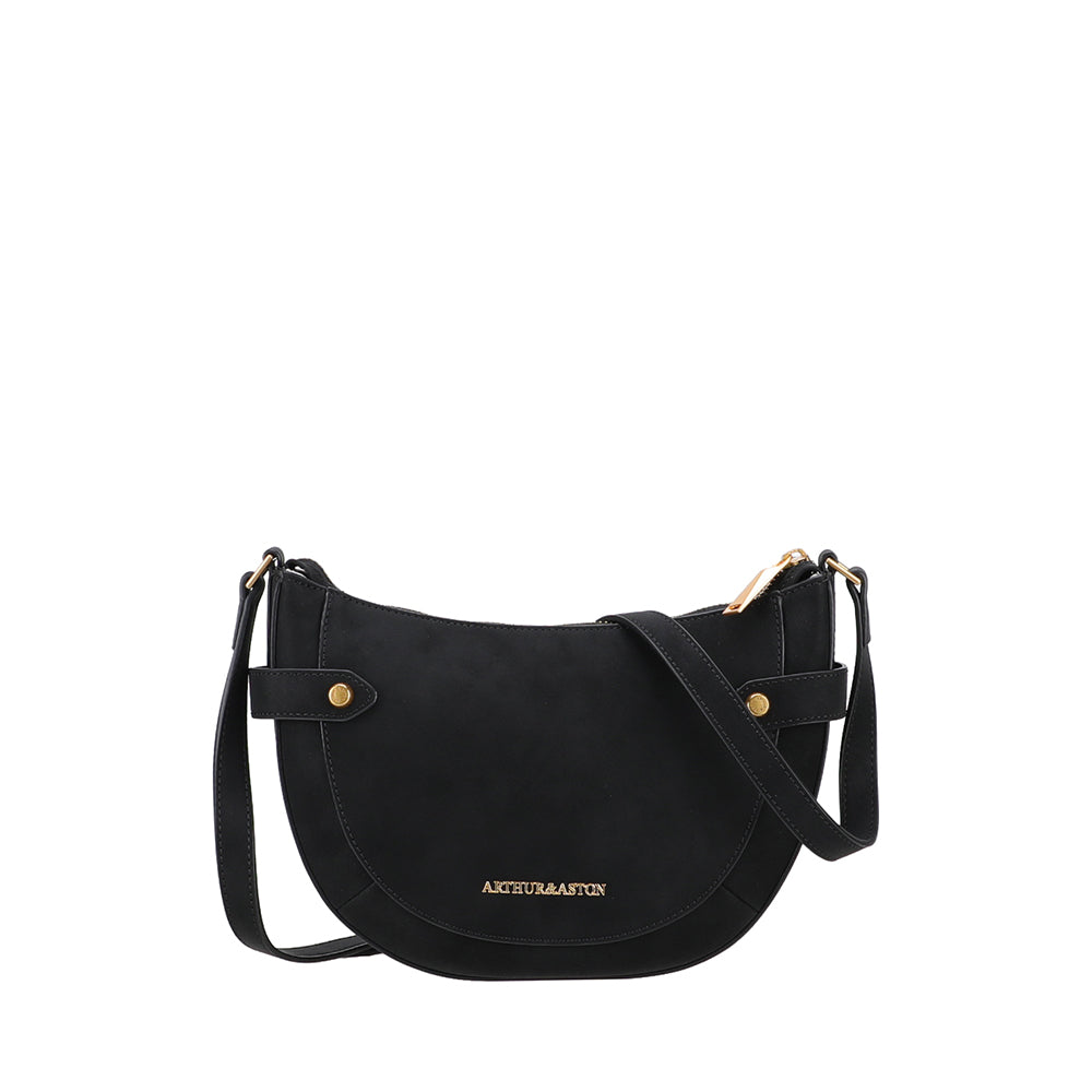 Madelena split leather shoulder bag
