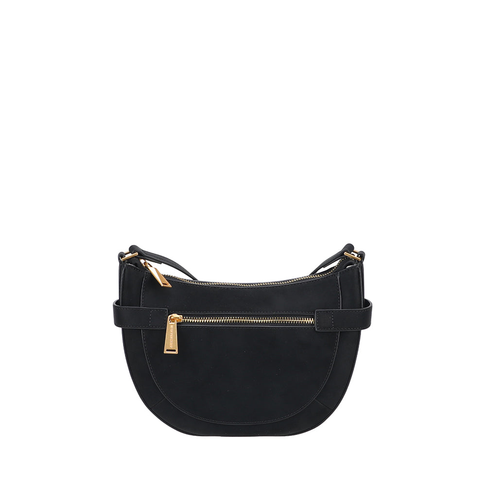 Madelena split leather shoulder bag