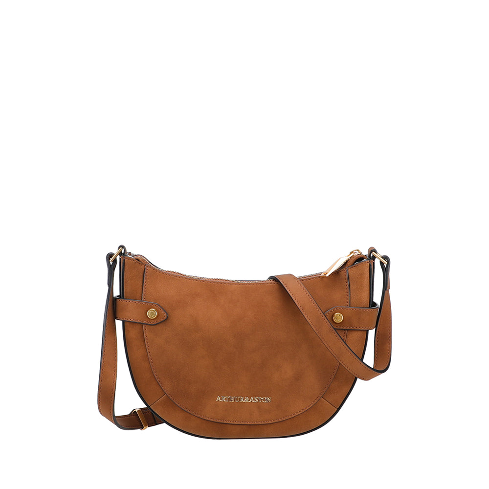 Sac bandoulière croûte de cuir Madelena