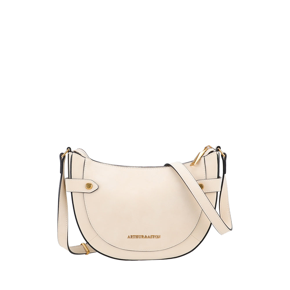 Madelena split leather shoulder bag