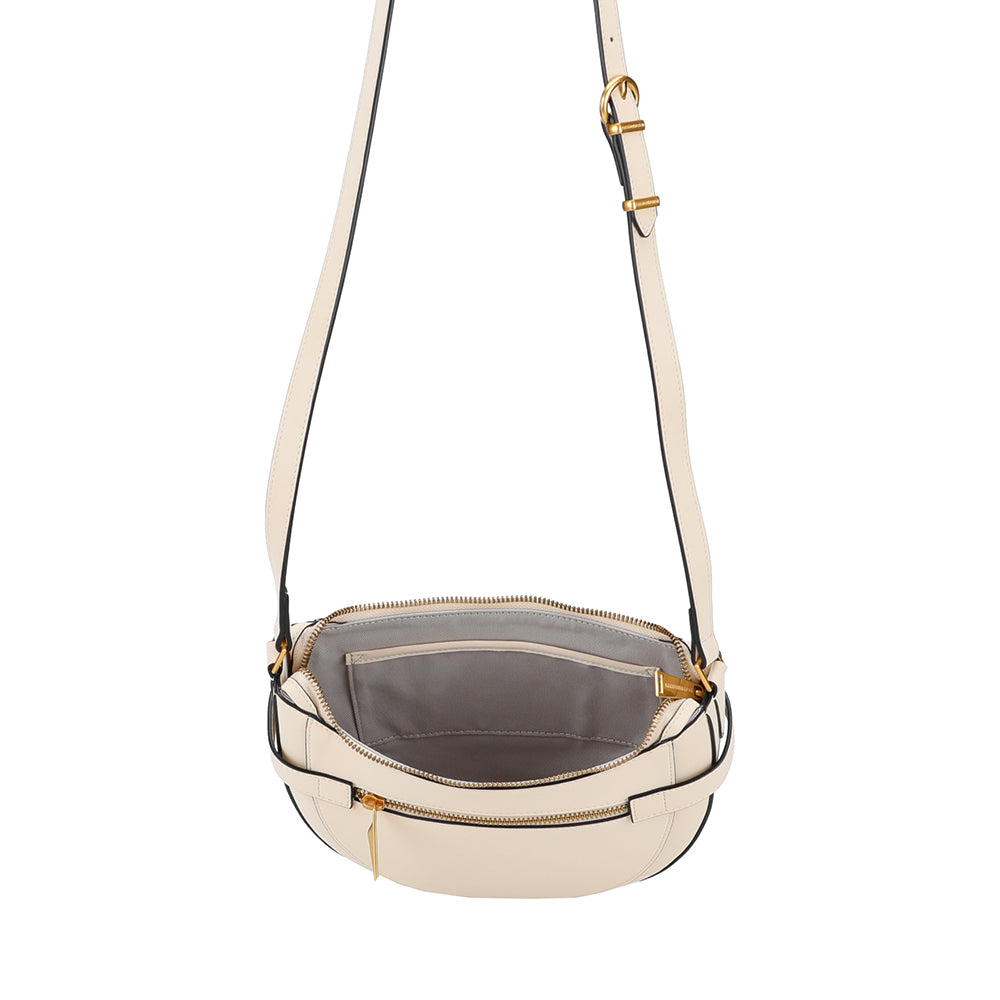 Madelena split leather shoulder bag