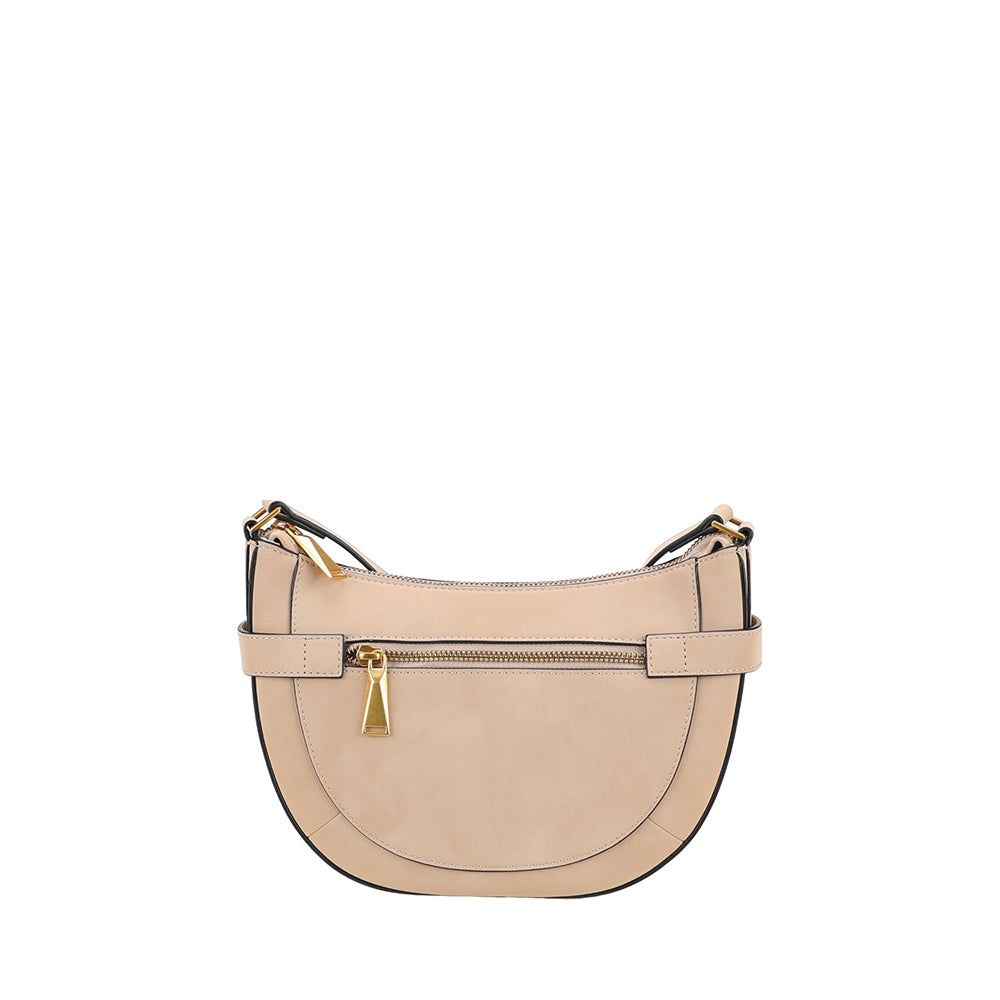 Madelena split leather shoulder bag