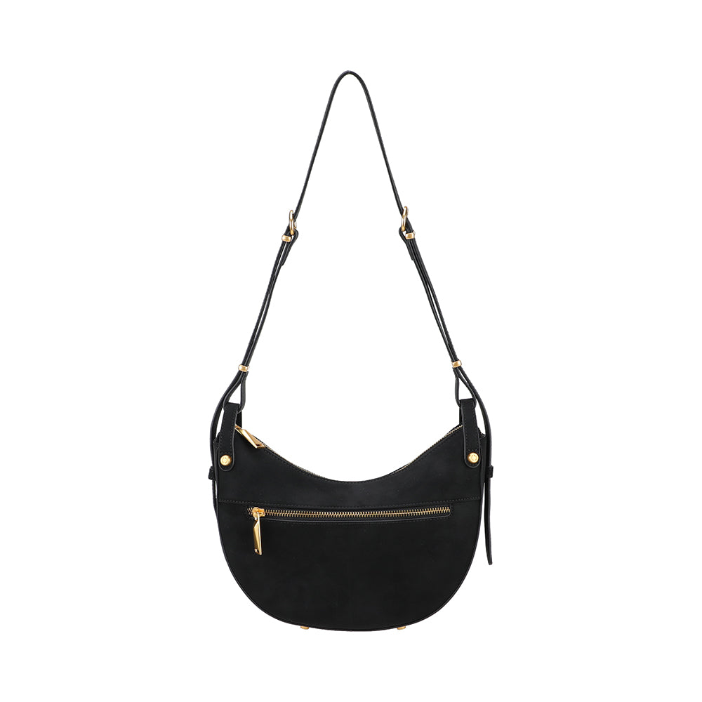 Sac épaule bandoulière croûte de cuir Madelena