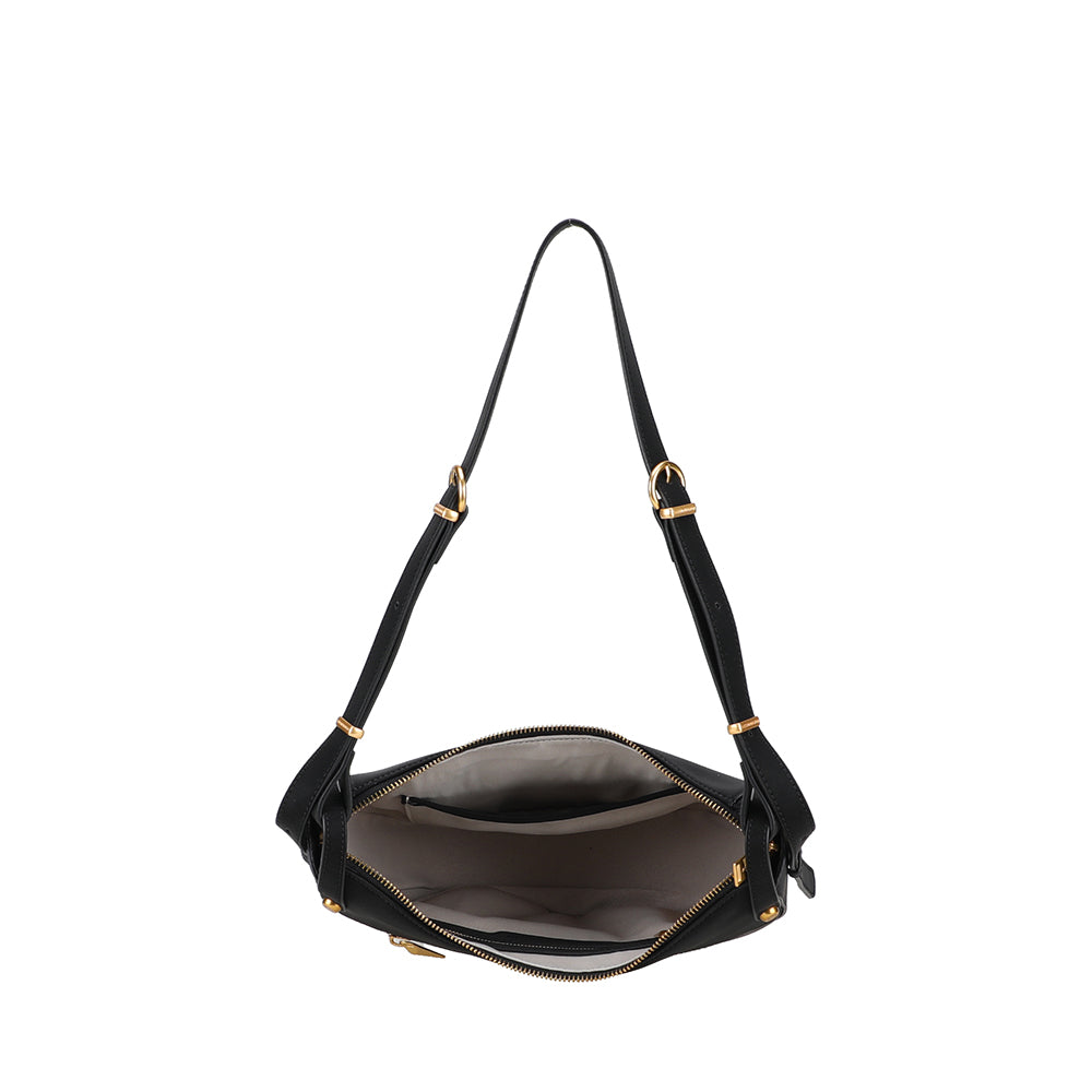 Sac épaule bandoulière croûte de cuir Madelena