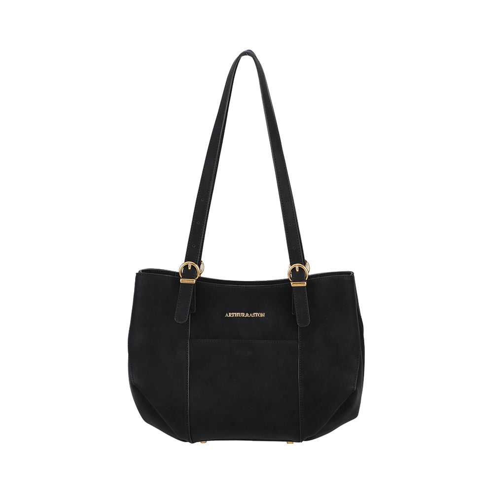 Madelena M tote bag in split leather