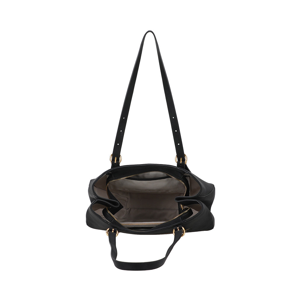 Madelena M tote bag in split leather