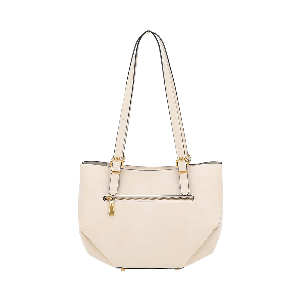 Madelena M tote bag in split leather