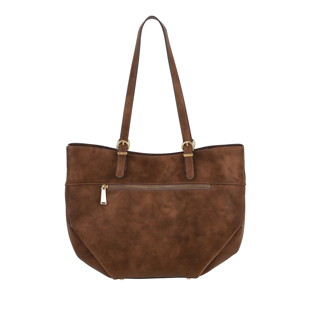 Madelena Large Leather Tote Bag