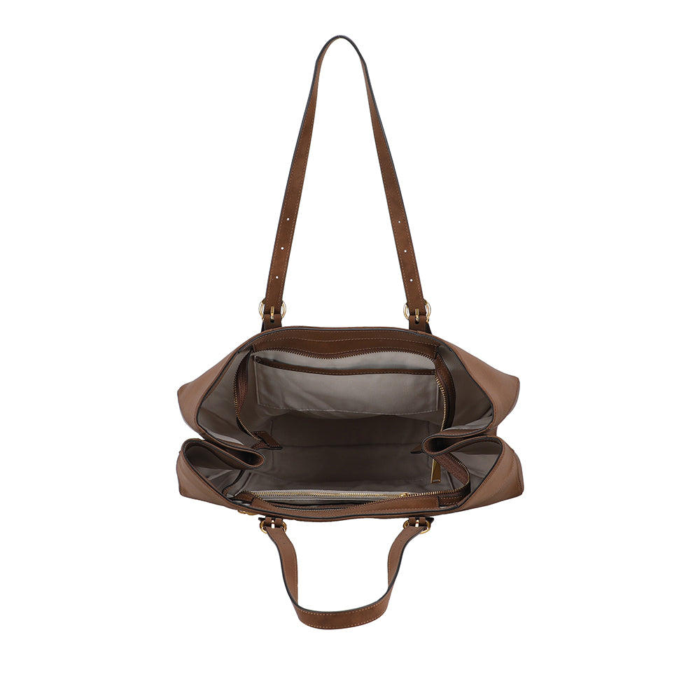 Madelena Large Leather Tote Bag