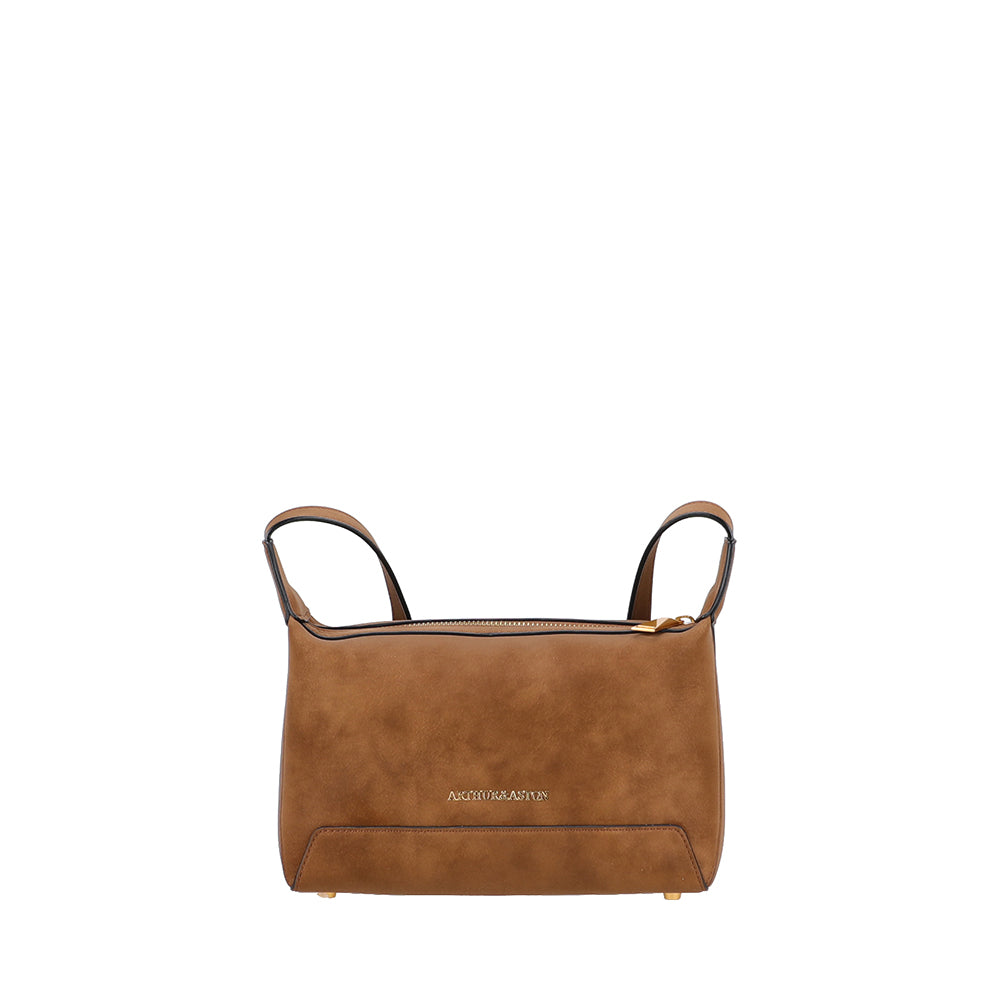 Sac bandoulière croûte de cuir Madelena