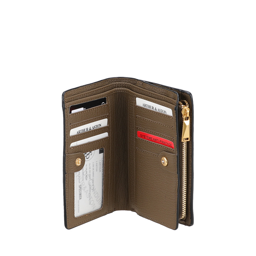 Nora Cowhide Leather Wallet