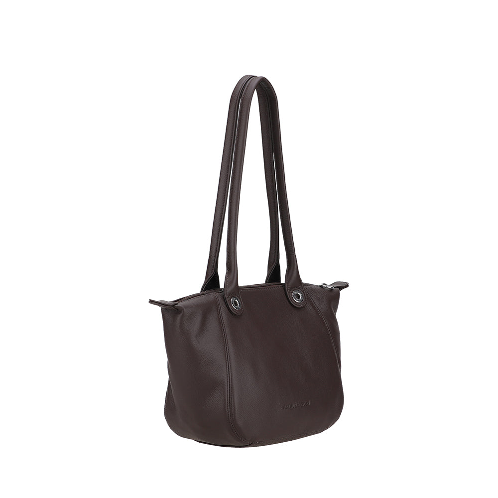 Petit Sac Cabas porté épaule Louisa en cuir