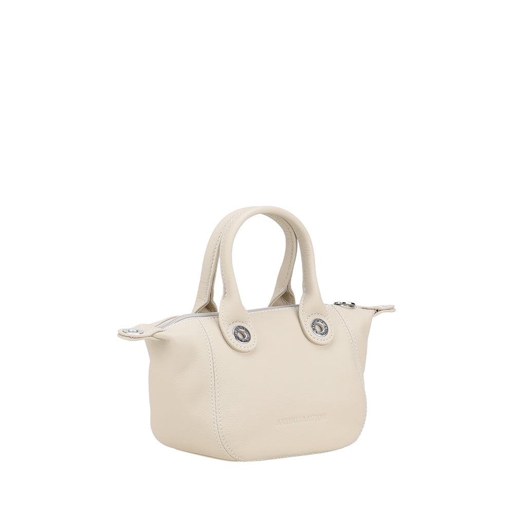 Mini sac cabas Louisa en cuir