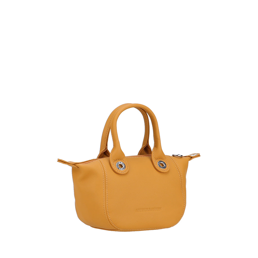 Mini sac cabas Louisa en cuir