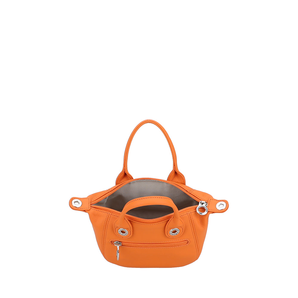 Mini sac cabas Louisa en cuir