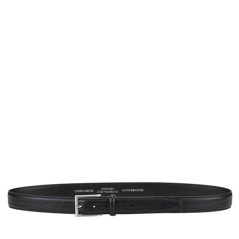 Ceinture homme cuir texturé