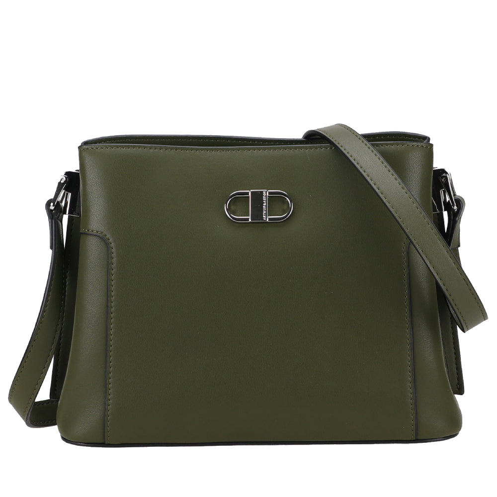 Jeanne Leather Shoulder Bag