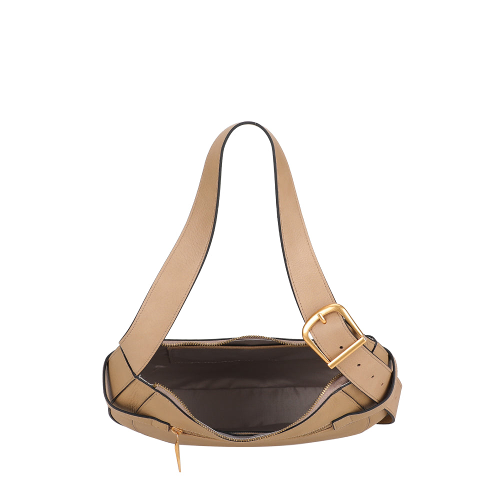 Aria leather shoulder bag