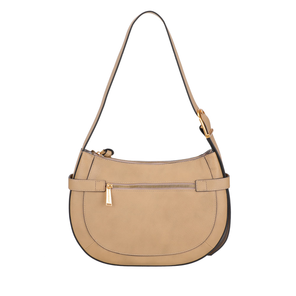 Aria leather shoulder bag