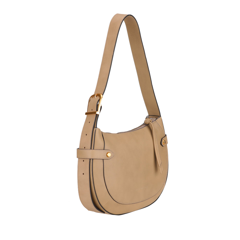 Aria leather shoulder bag