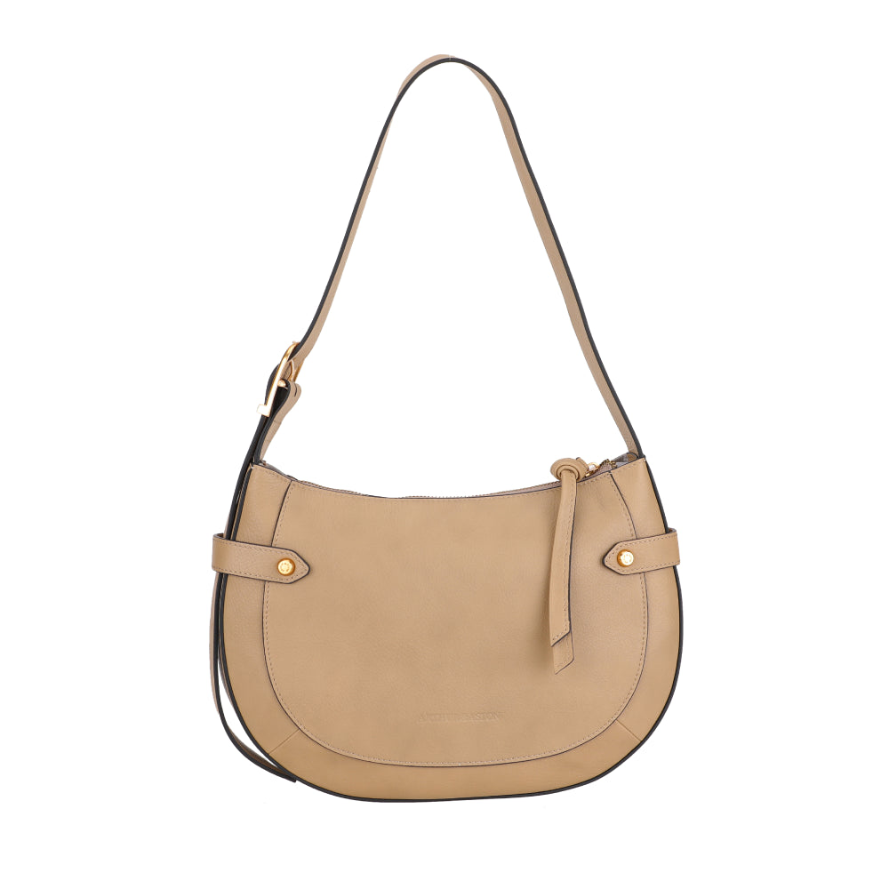 Aria leather shoulder bag