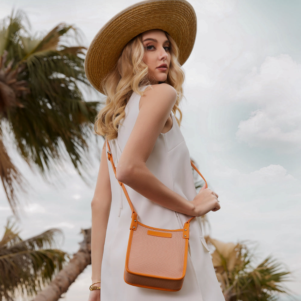 Rosa canvas shoulder bag