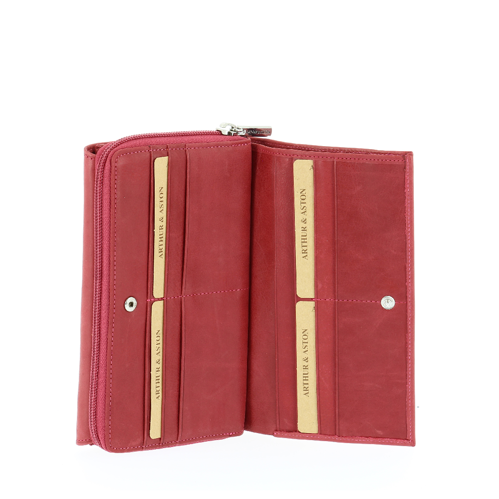 Oiled Leather Flap Checkbook Holder Companion