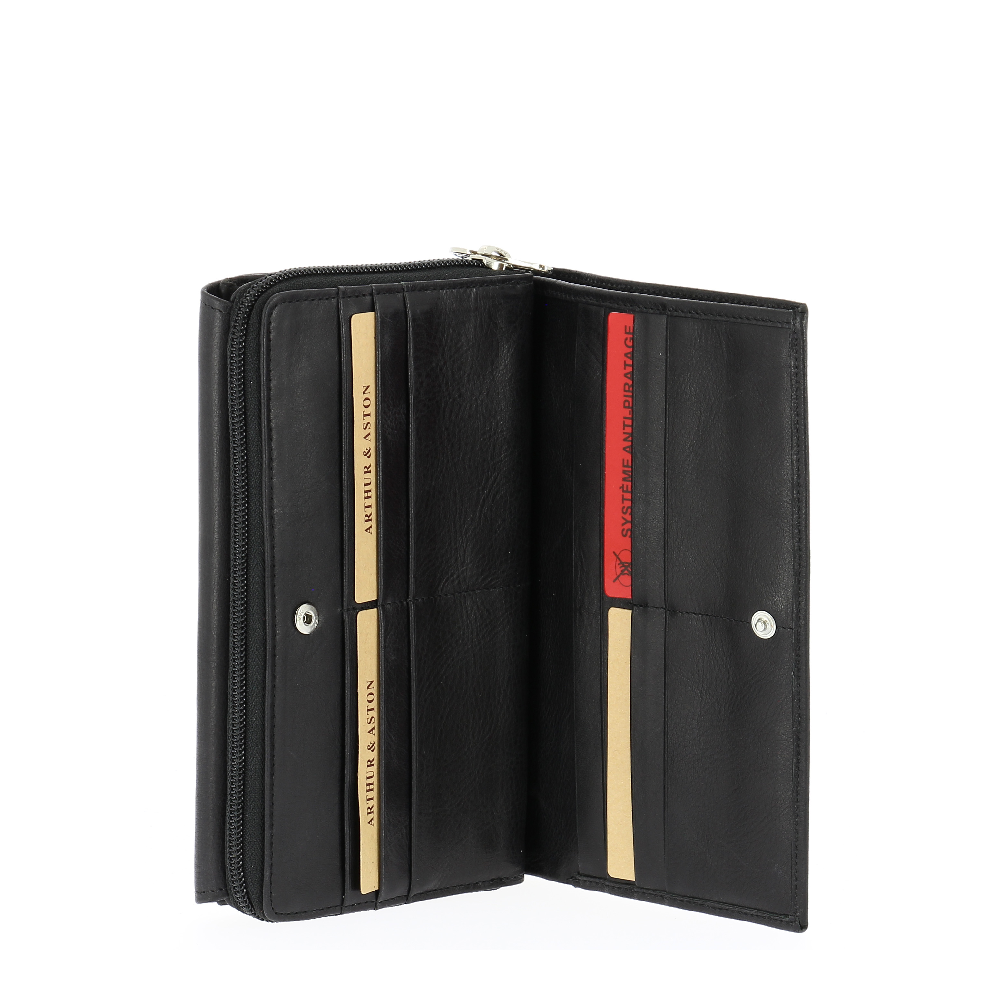 Oiled Leather Flap Checkbook Holder Companion