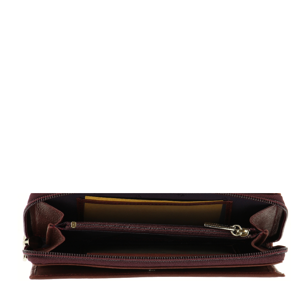 Oiled Leather Flap Checkbook Holder Companion
