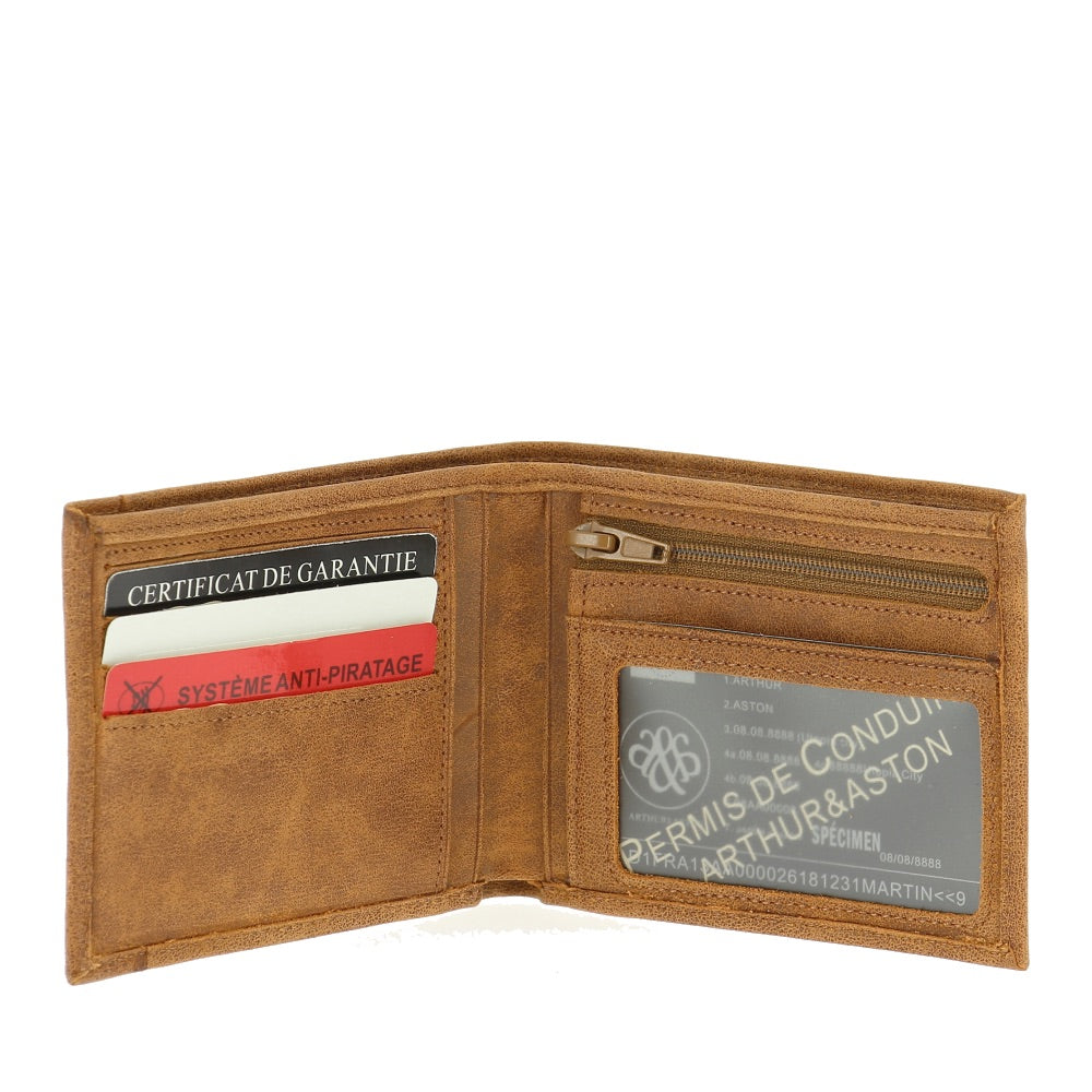 Portefeuille italien Diego cuir vachette