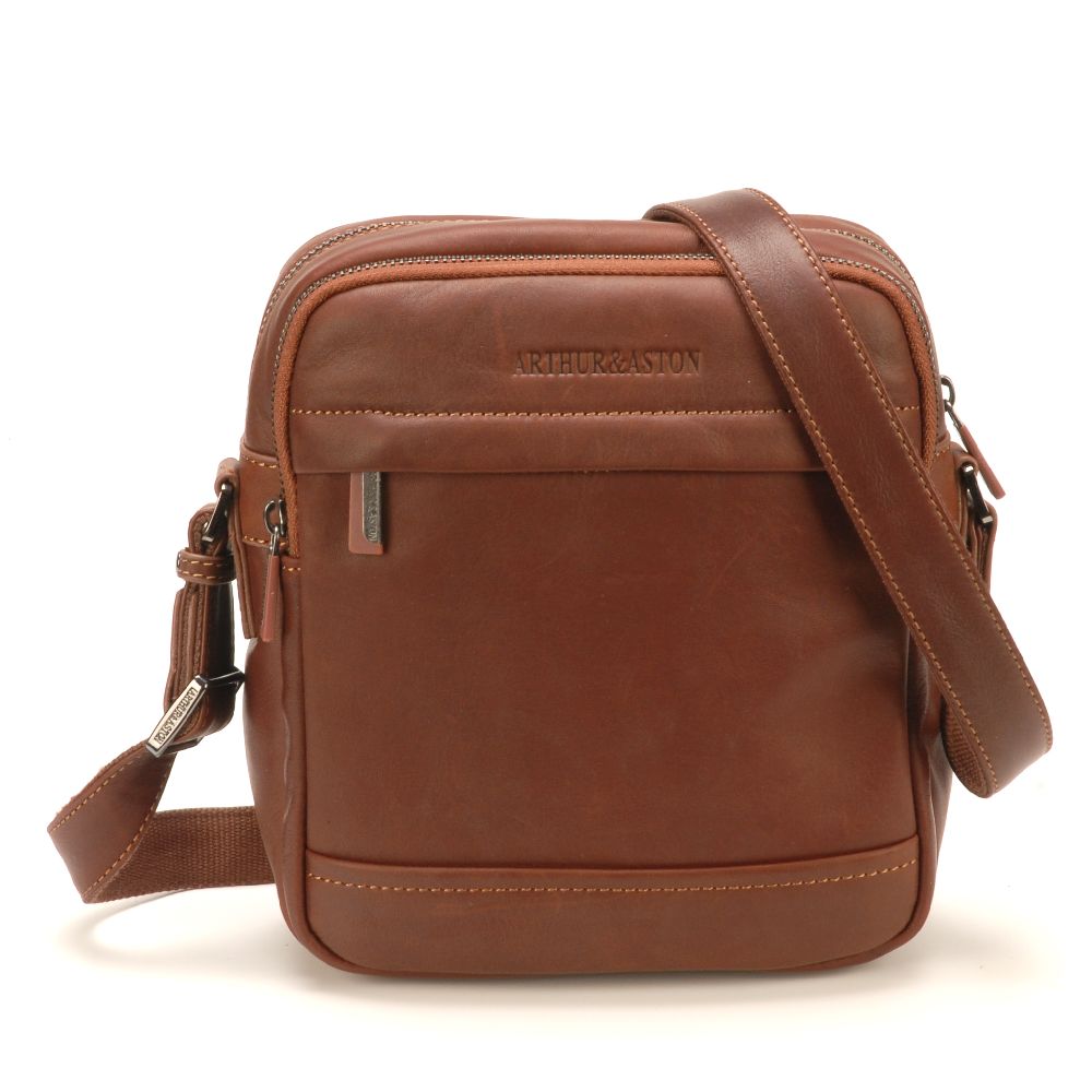 Sac travers Pablo en cuir plongé