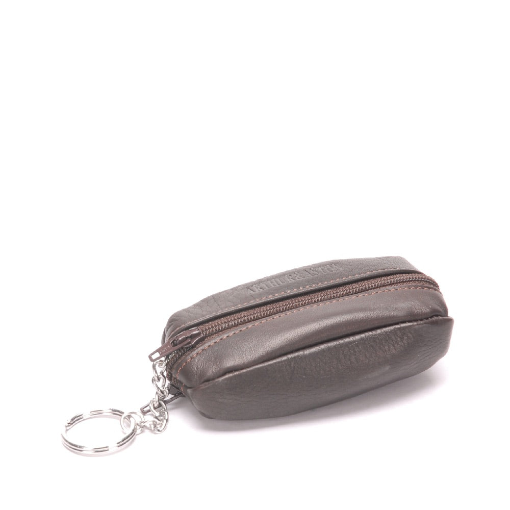 Pablo coffee bean purse in dipped leather