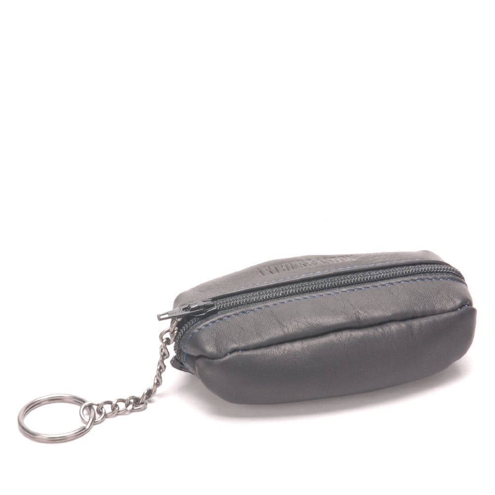 Pablo coffee bean purse in dipped leather