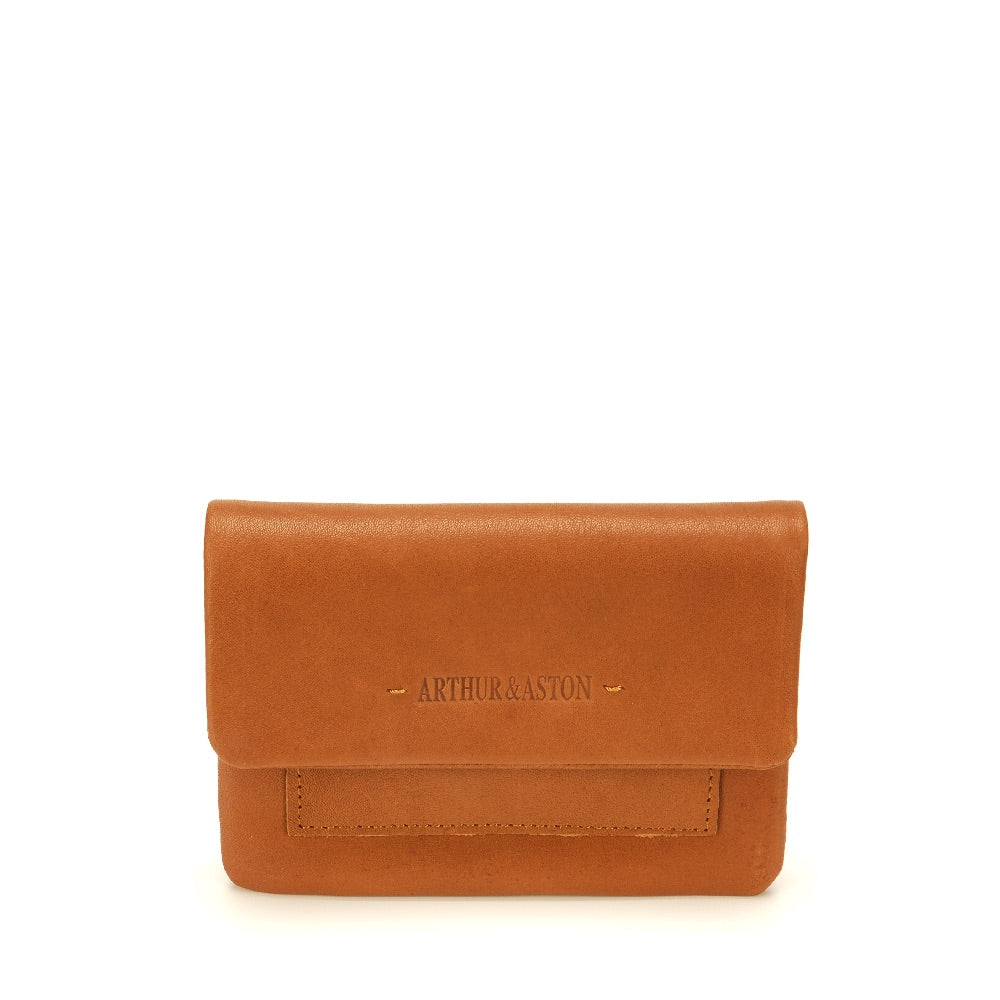 Johany leather flap wallet