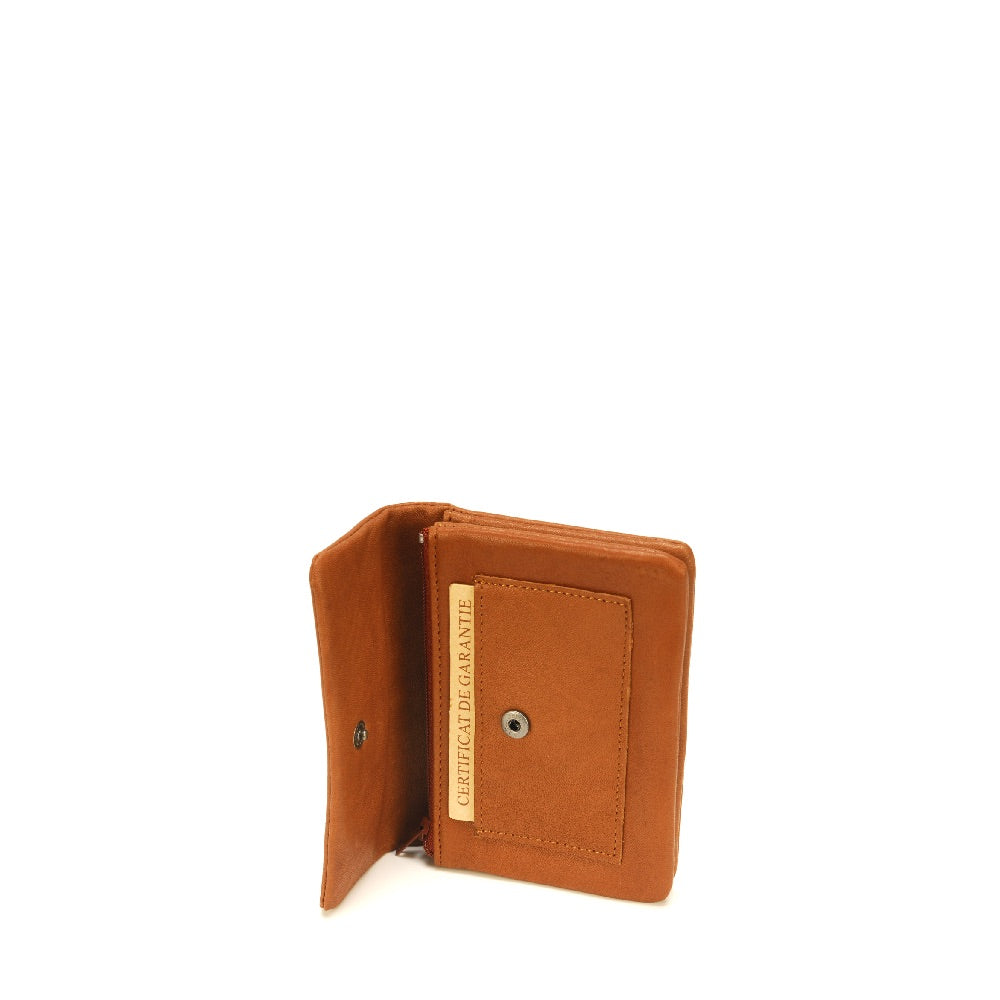 Johany leather flap wallet