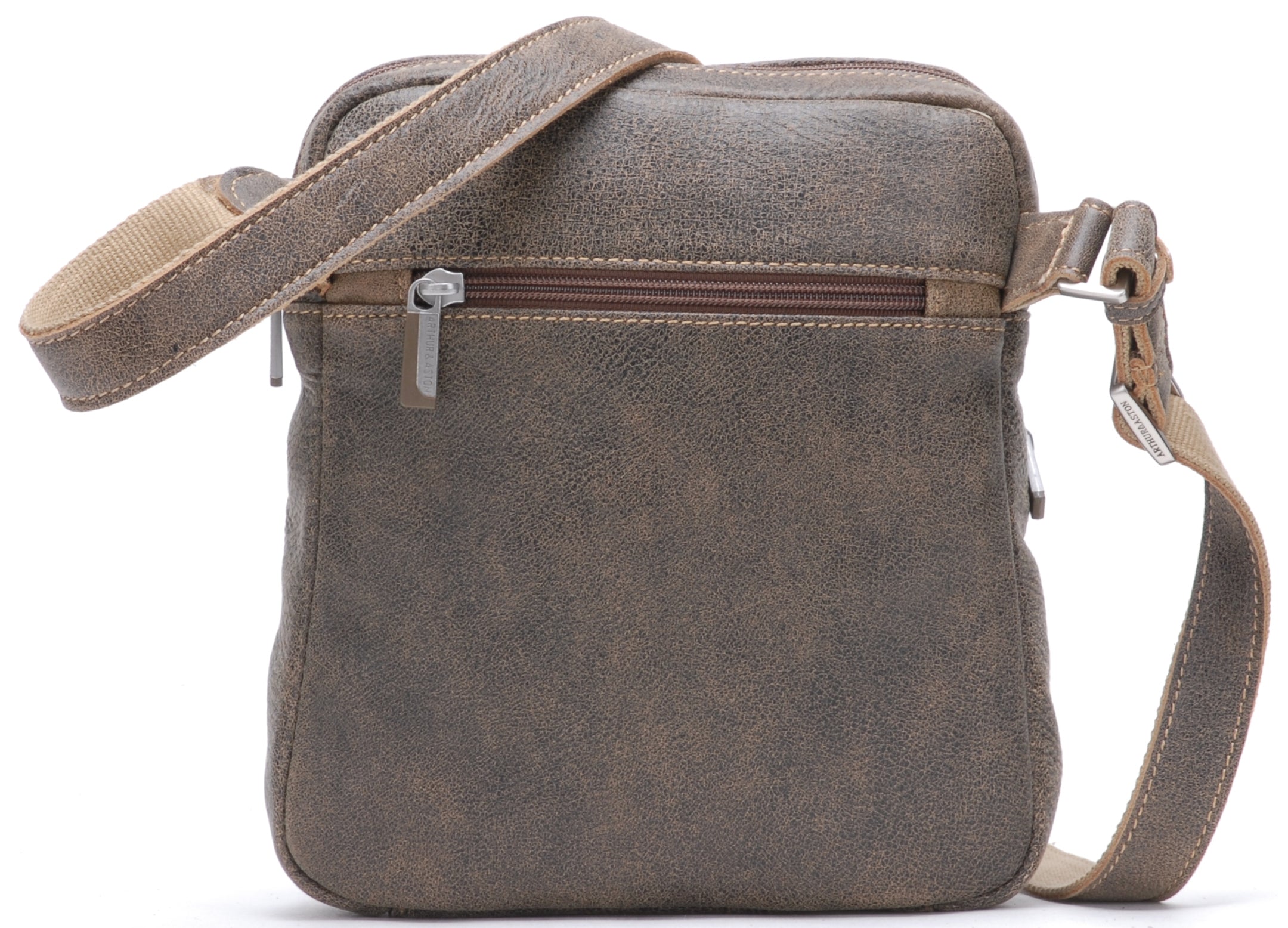 Cristiano medium model destroyed leather crossbody bag