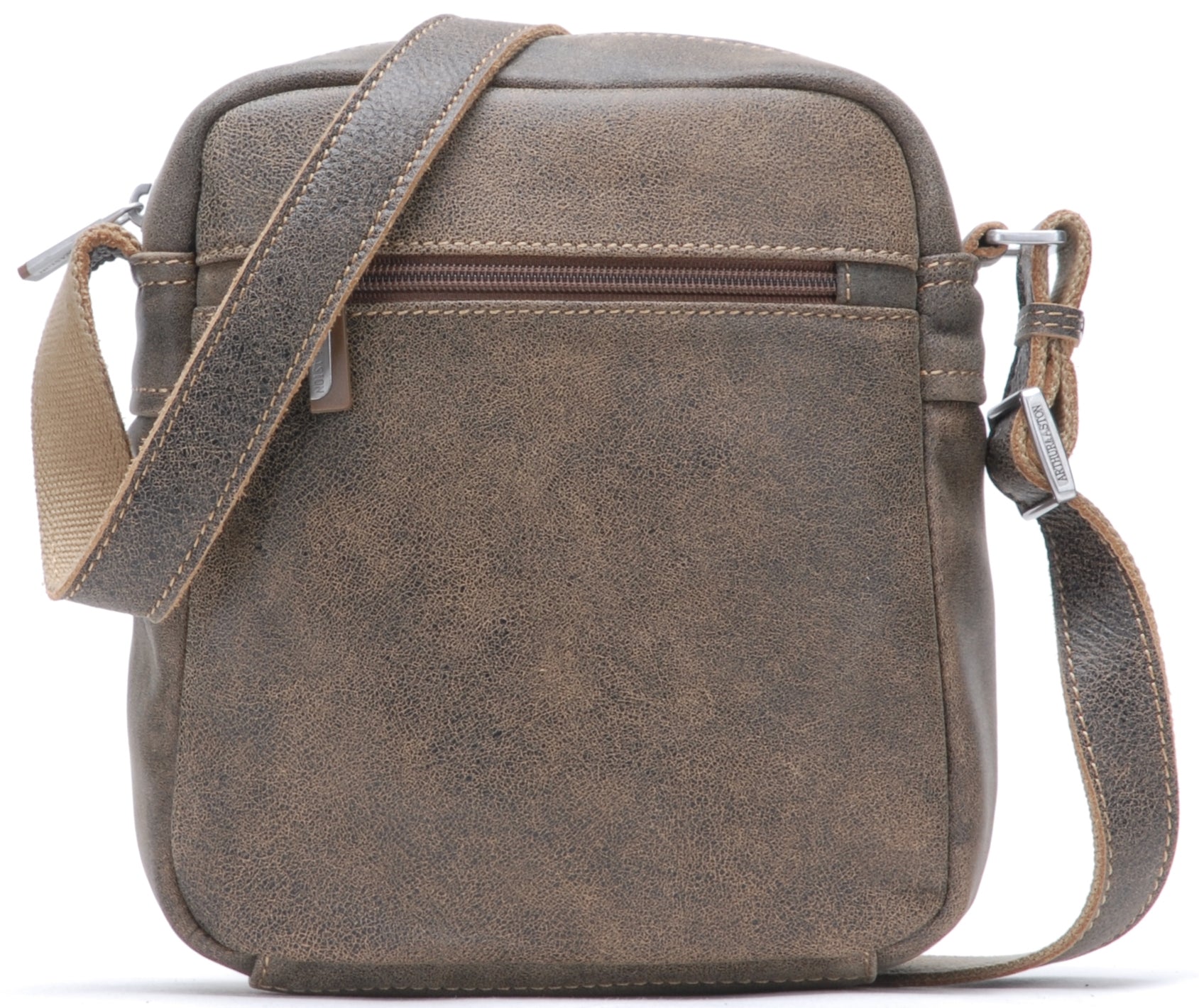 Cristiano destroyed leather crossbody bag