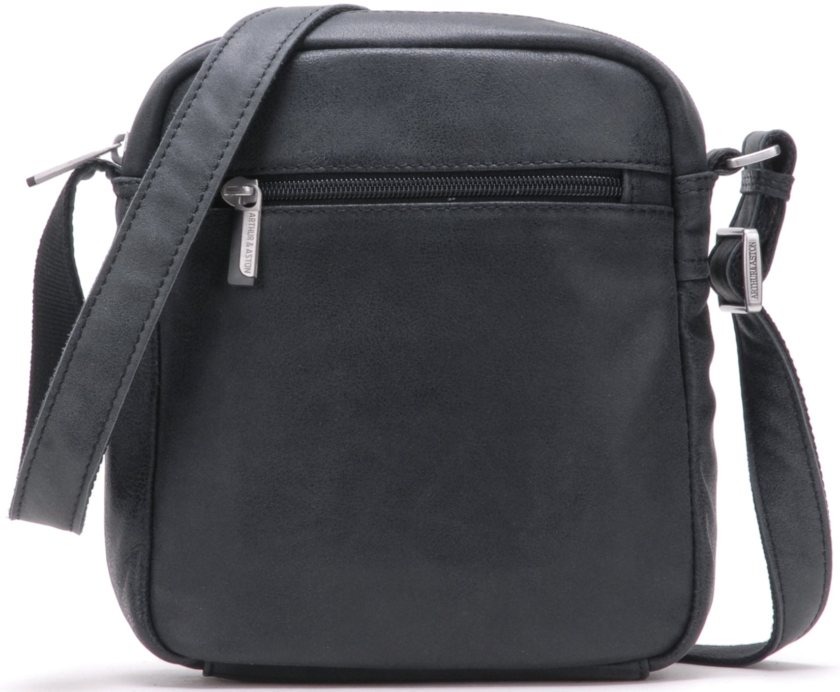 Cristiano destroyed leather crossbody bag