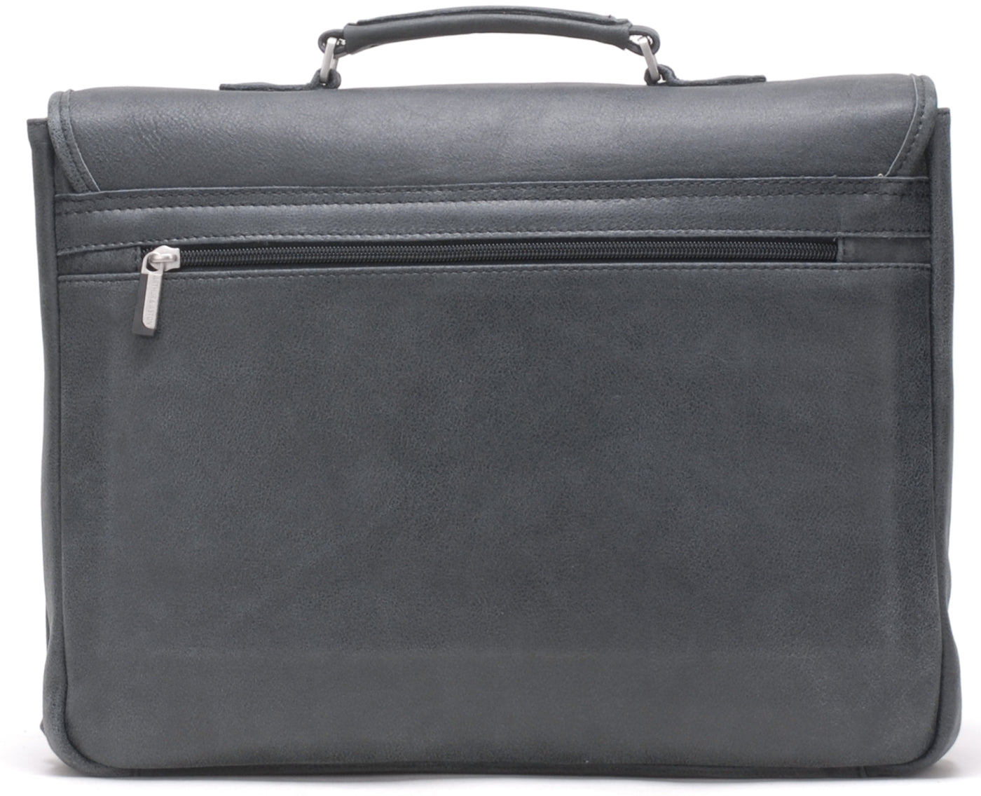 Cristiano leather destroyed 2 gussets briefcase