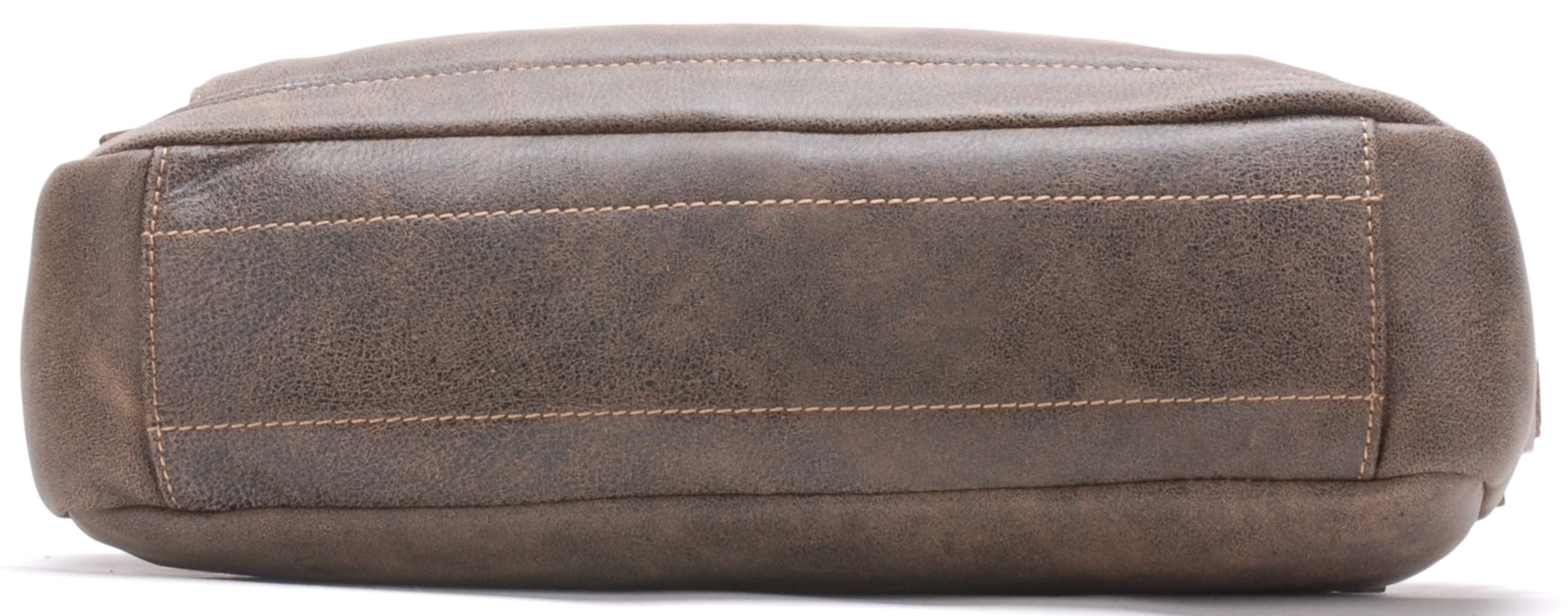 Cristiano leather destroyed briefcase