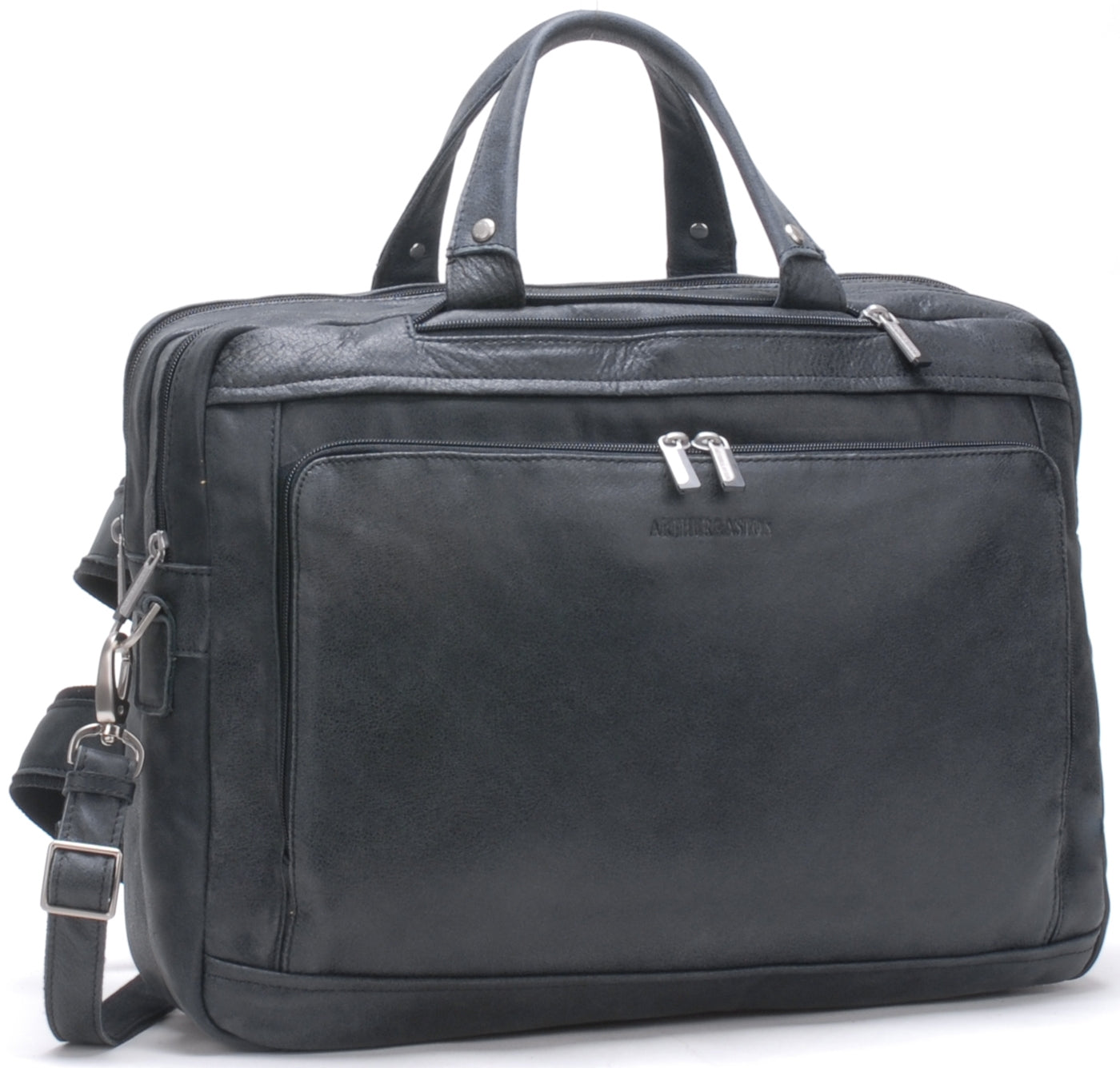 Cristiano 3 in 1 briefcase destroyed leather