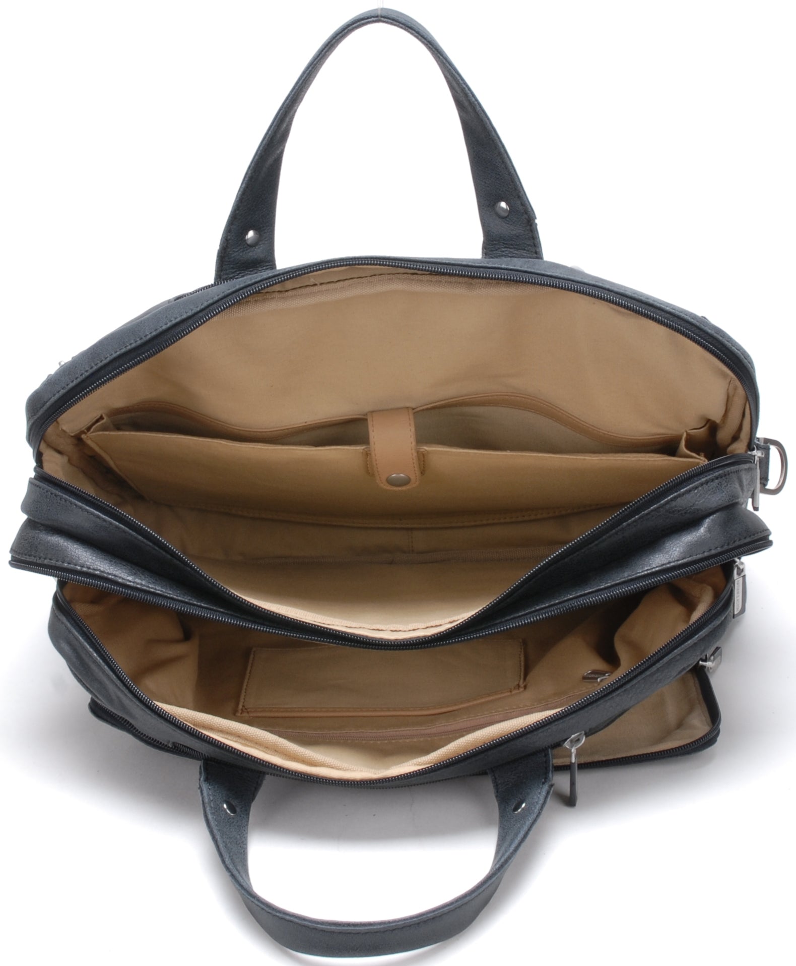 Cristiano 3 in 1 briefcase destroyed leather