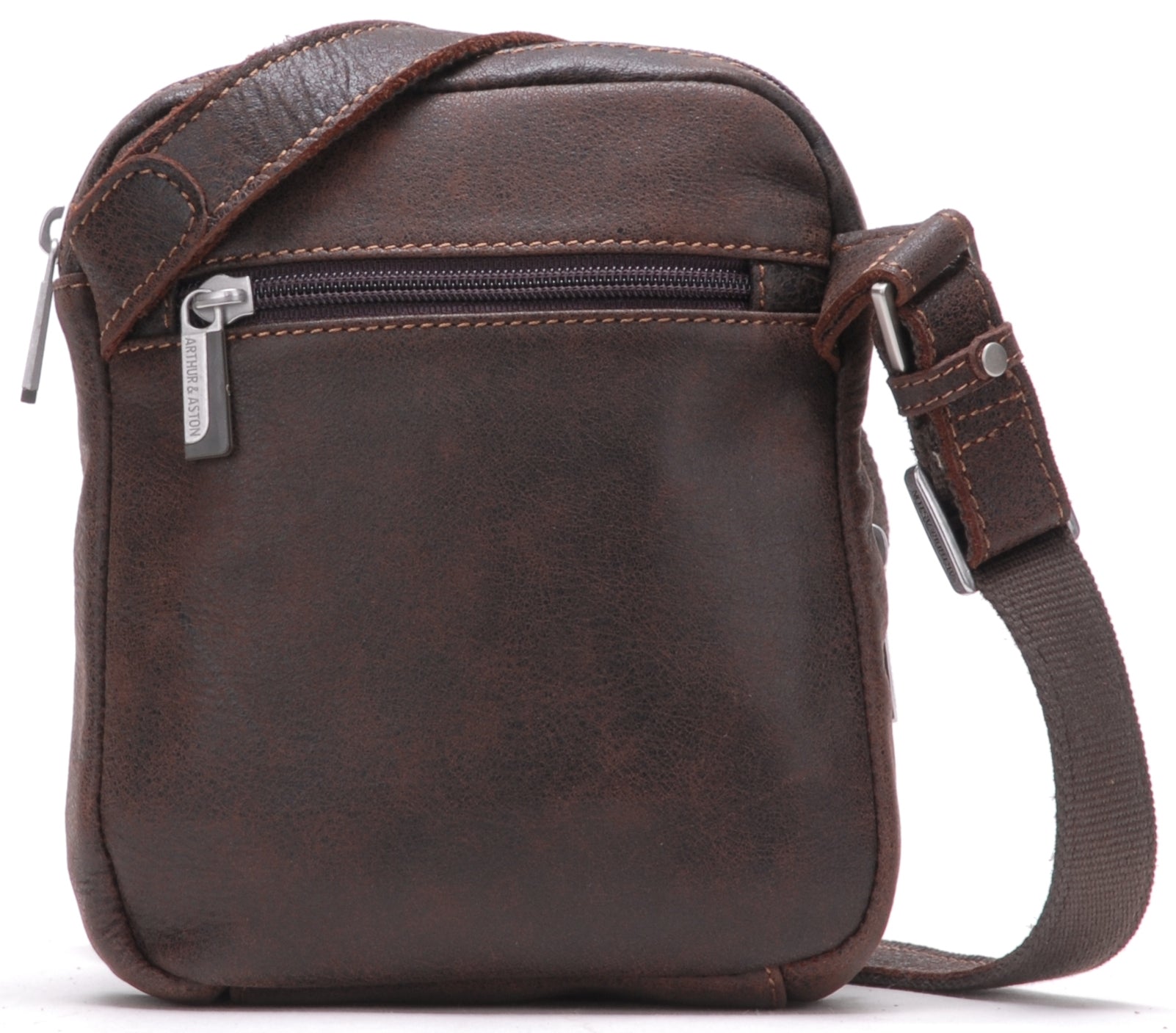 Cristiano small model crossbody bag in destroyed leather