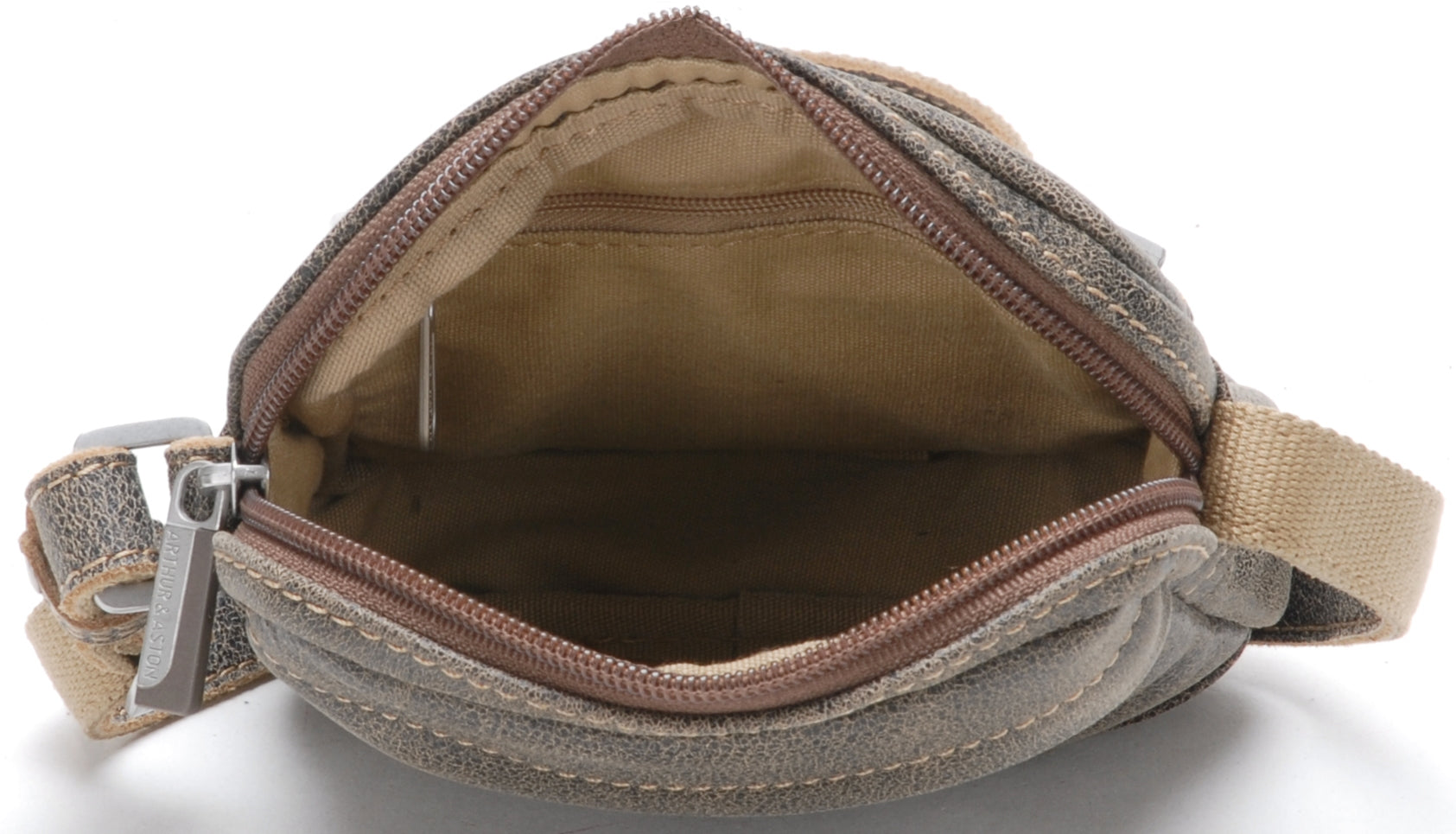 Cristiano small model crossbody bag in destroyed leather