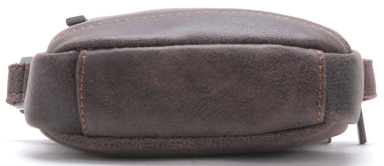 Cristiano small model crossbody bag in destroyed leather