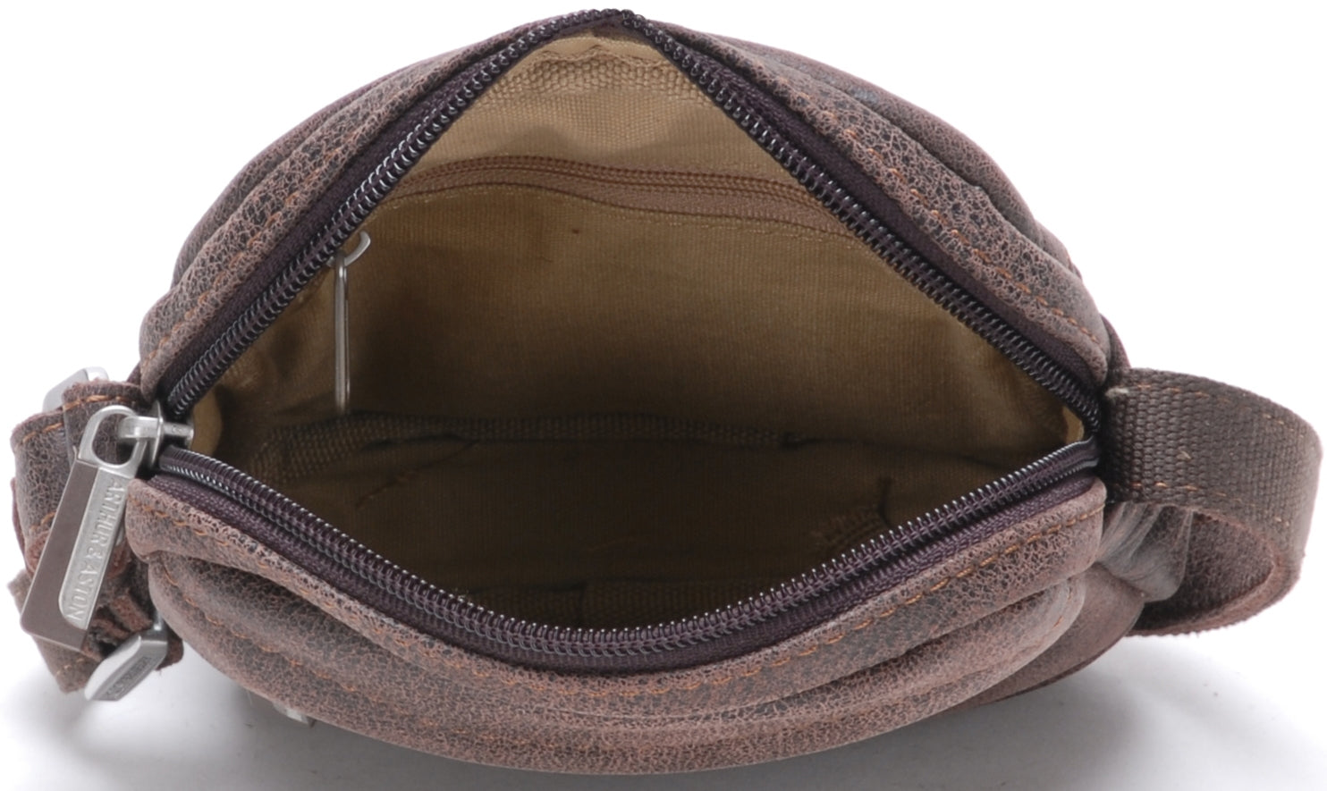 Cristiano small model crossbody bag in destroyed leather