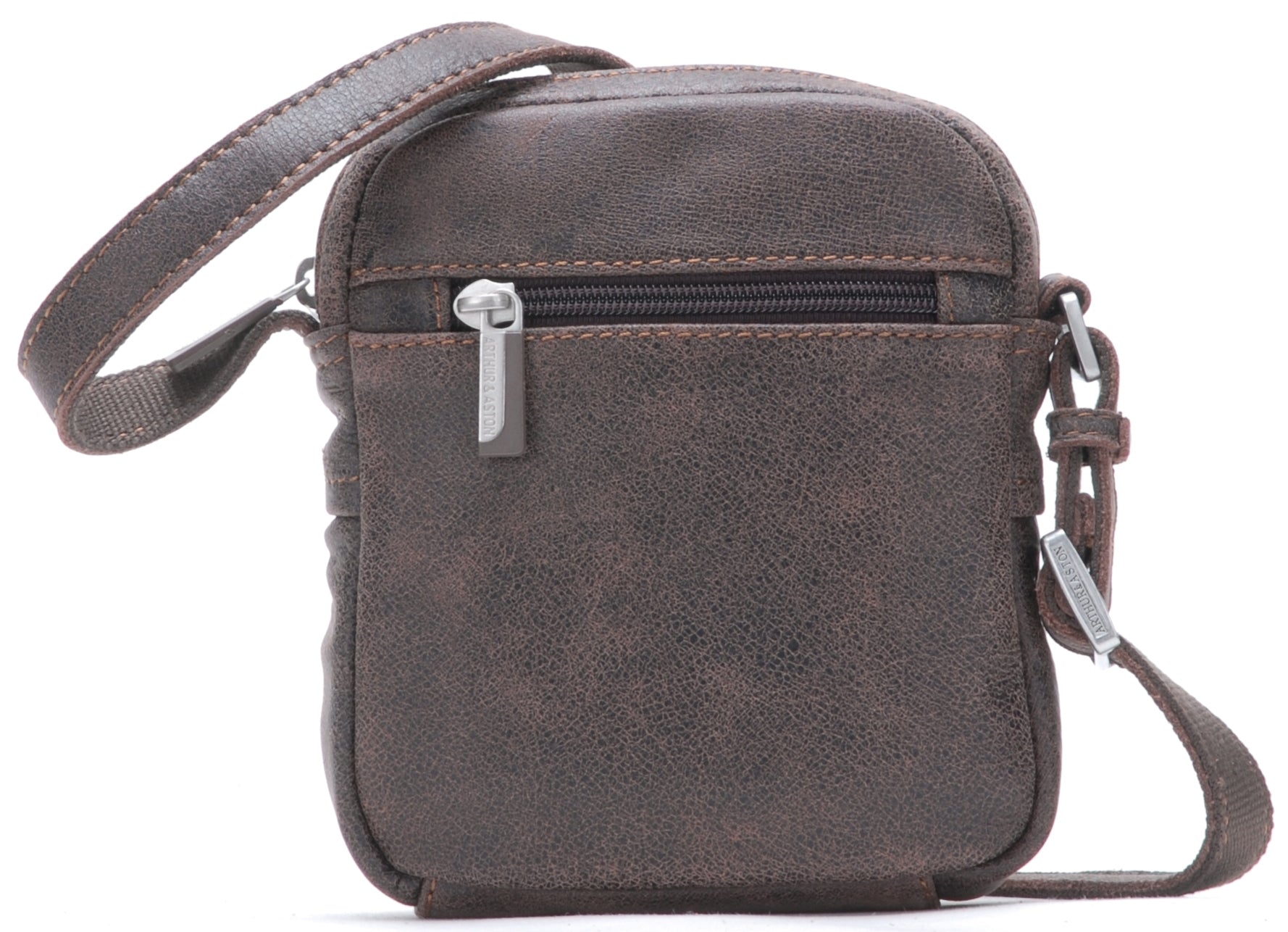 Cristiano small model crossbody bag in destroyed leather