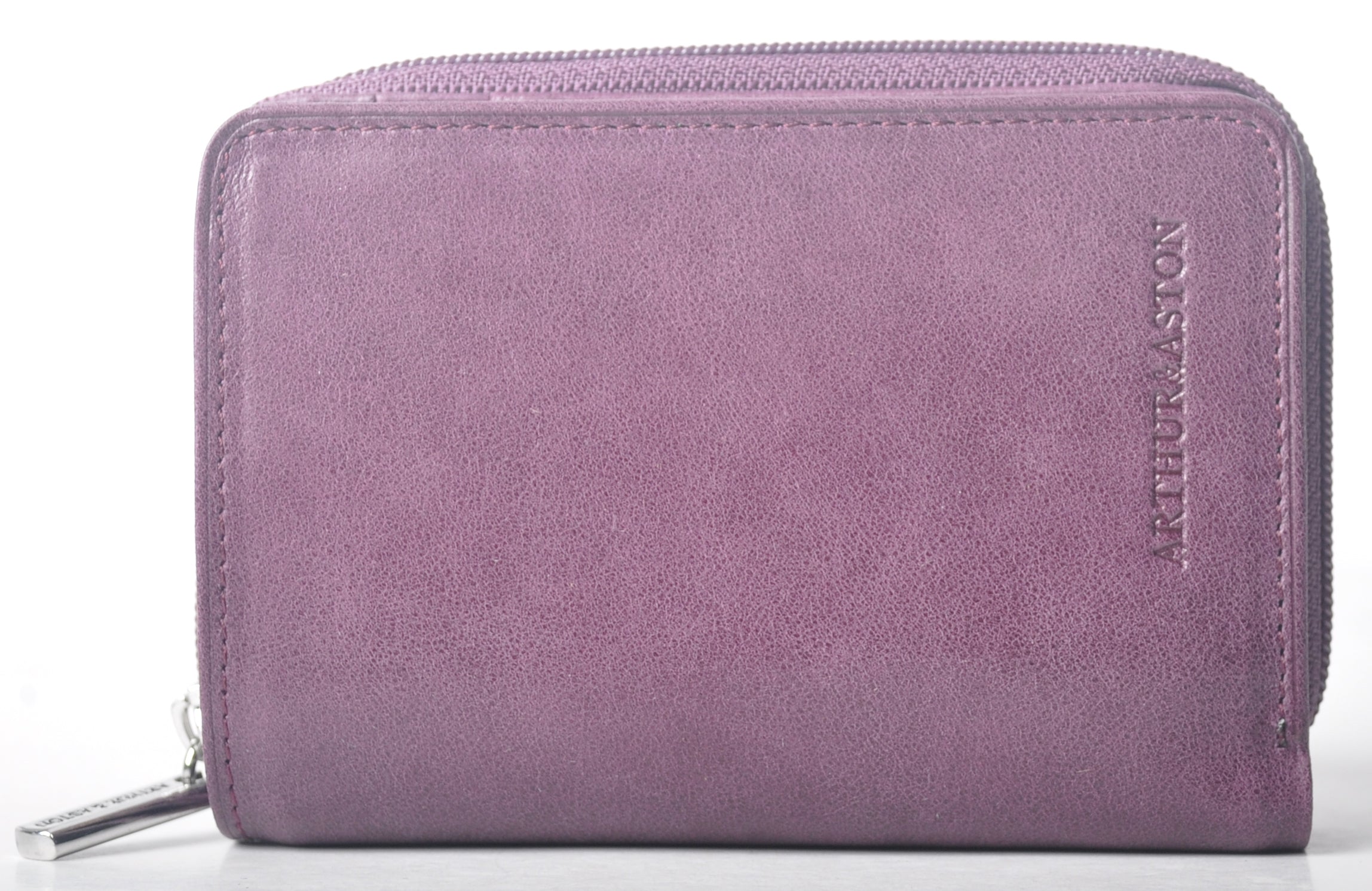 Porte-monnaie et cartes en cuir huilé Rose