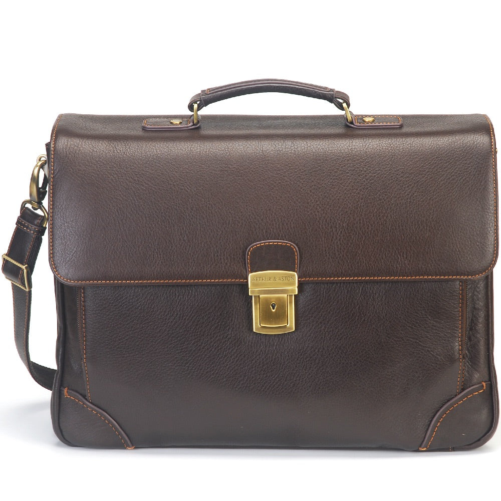 Paul leather briefcase