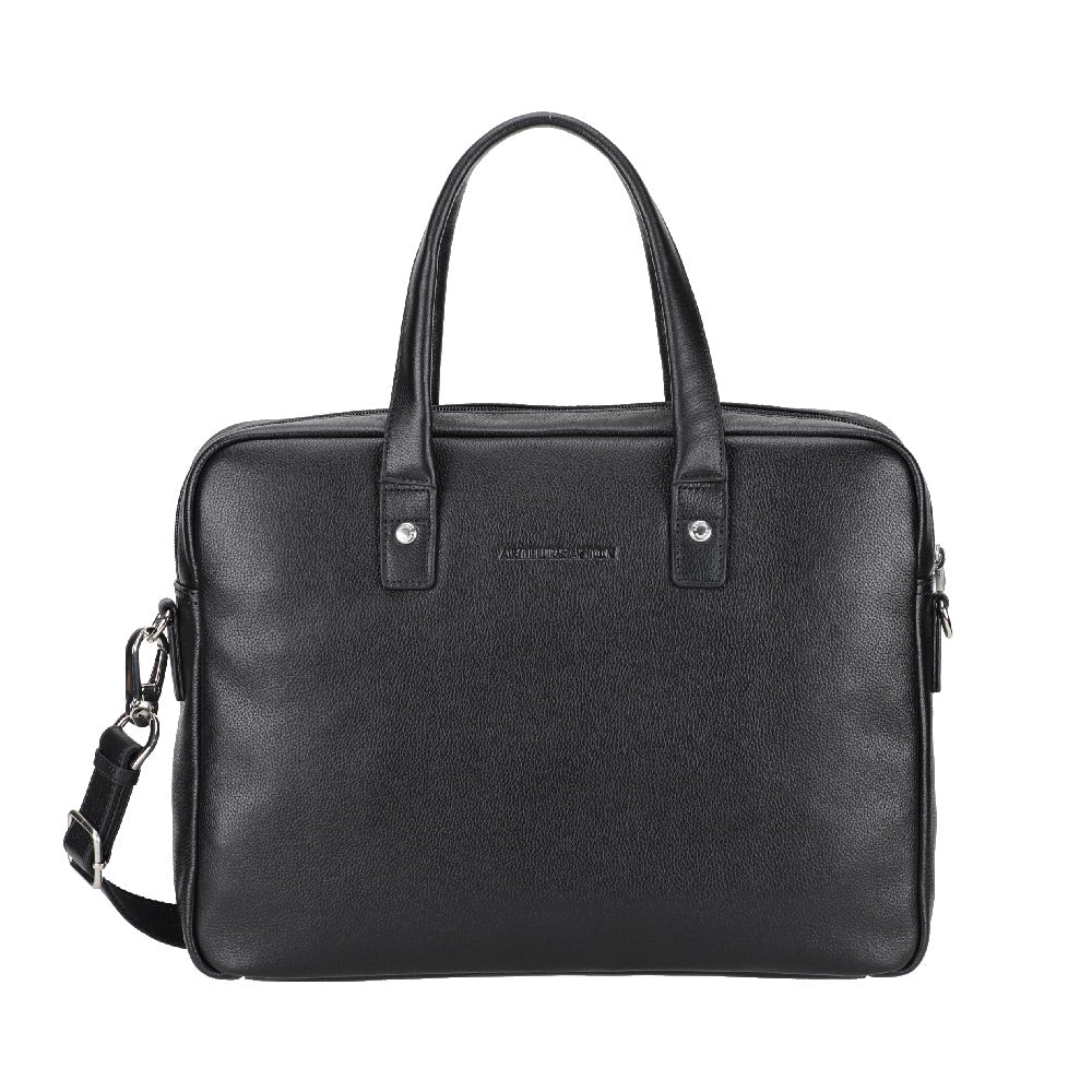 Dorian leather briefcase
